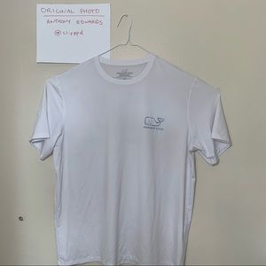 Vineyard Vines Dri-Fit T Shirt in White